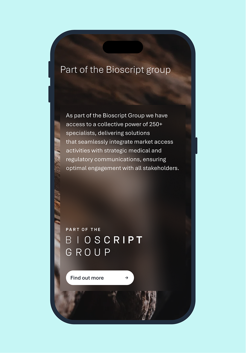 overlap of validinsight website on iphone