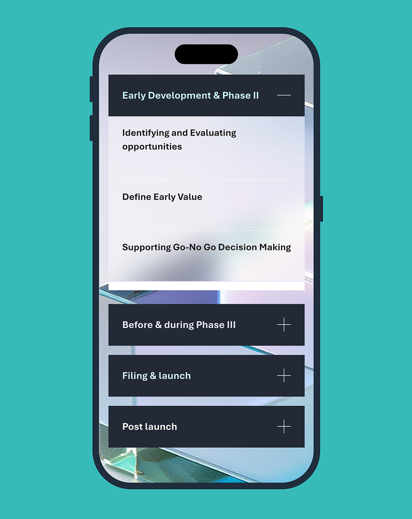 overlay of valid insight website on mobile phone